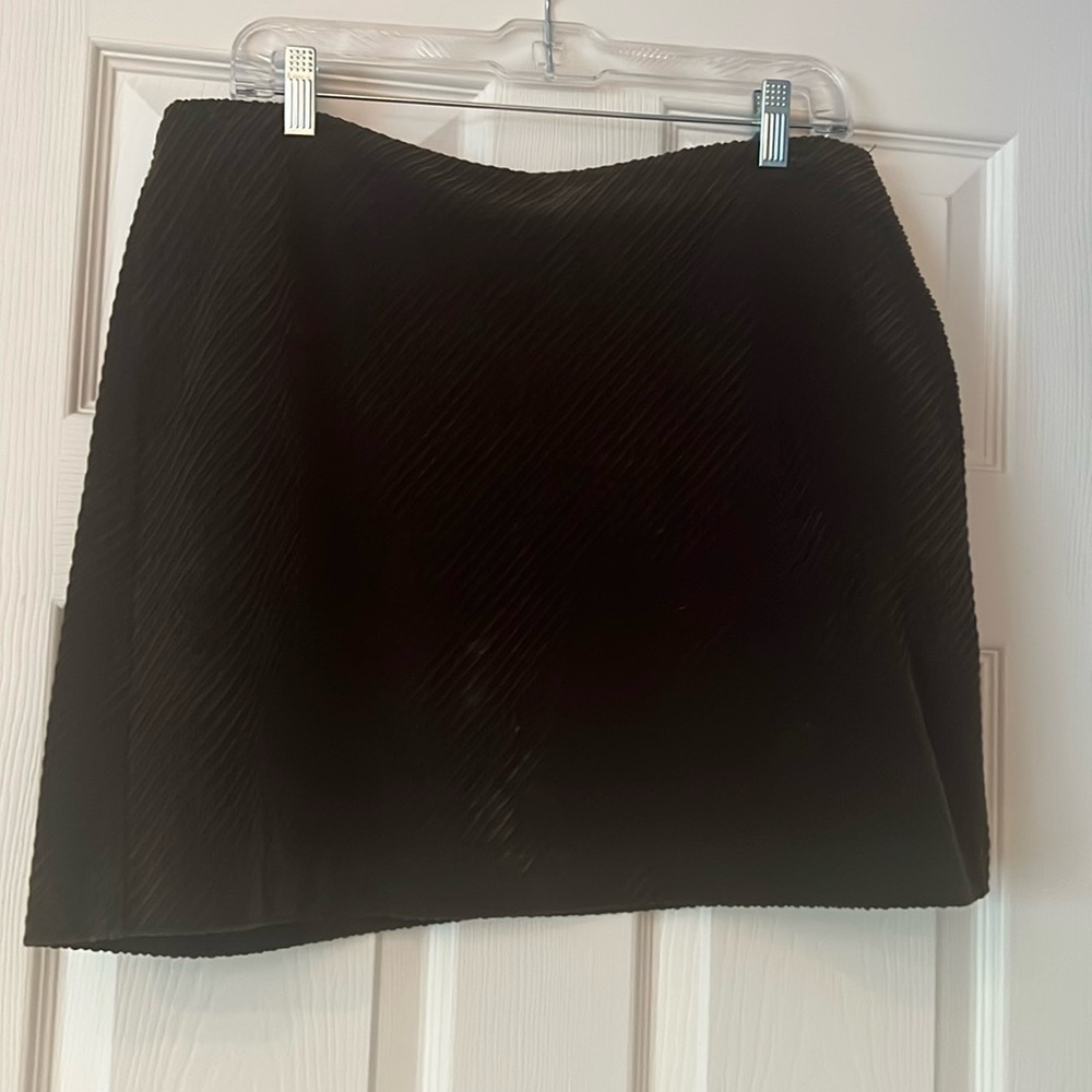 Corduroy olive green skirt from DKNY